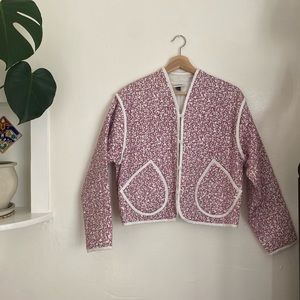 Universal Threads Quilted floral jacket